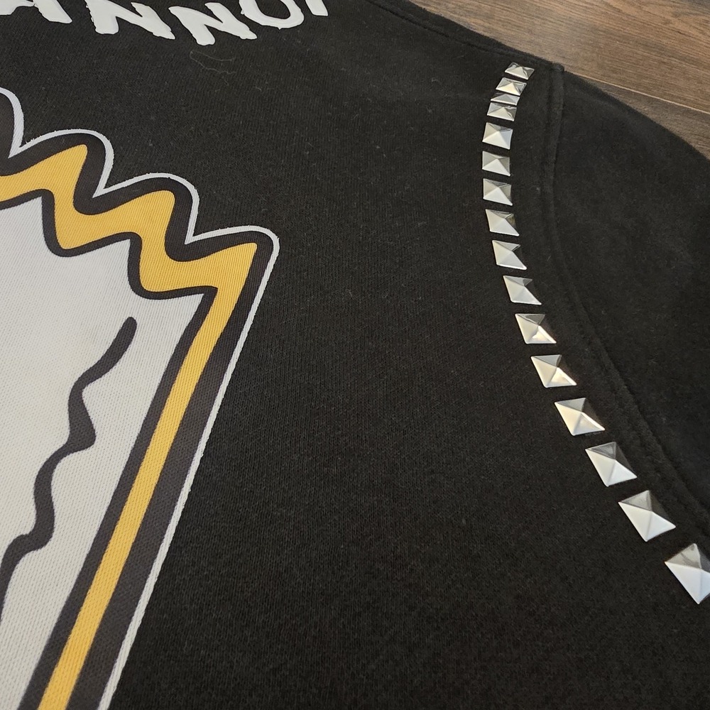 he Simpsons Freeze Max Polished Punk Bart Sweatshirt L Black Pullover - Picture 4 of 13